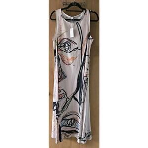 NWT Roywe Dress Full Length Summer Or Spring Dress Size Large